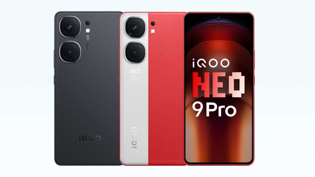 iQOO Neo 9 Pro Fiery Red Colour & Black Colour