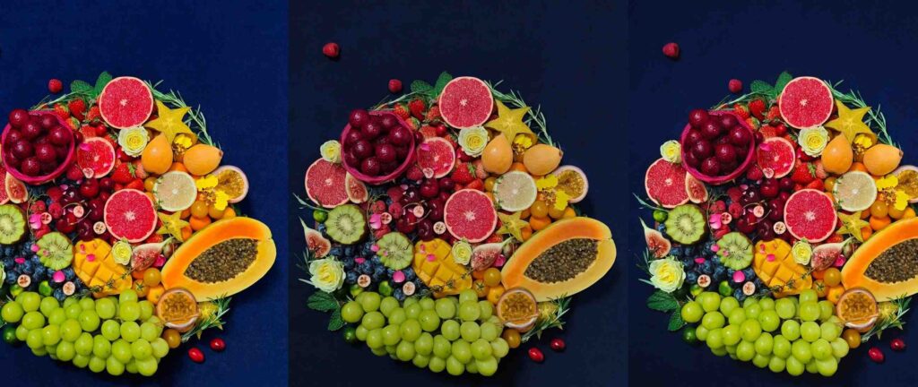 Photo of different fruits shot on iQOO Neo 9 Pro