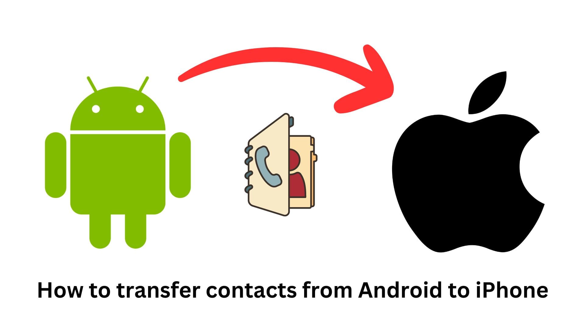 How to transfer contacts from Android to iPhone